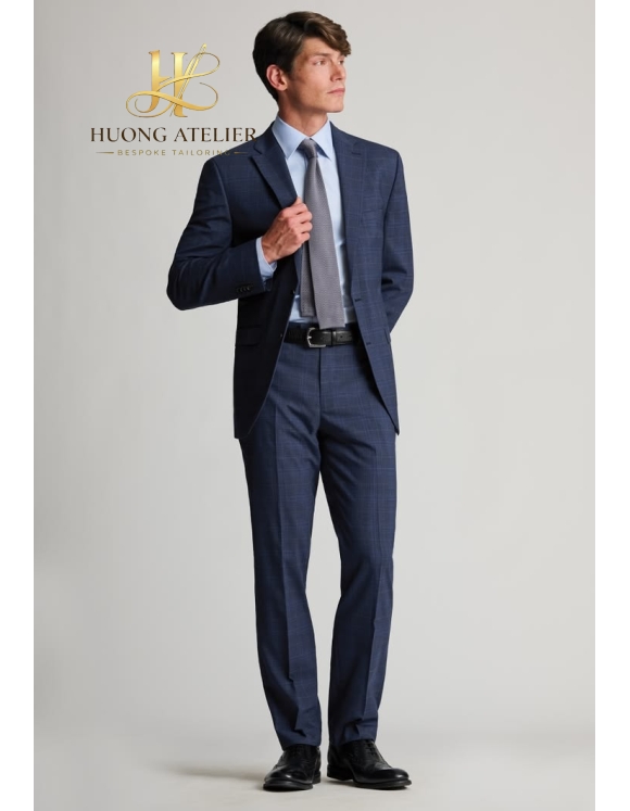Navy Slim Fit Custom Suit Ho Chi Minh